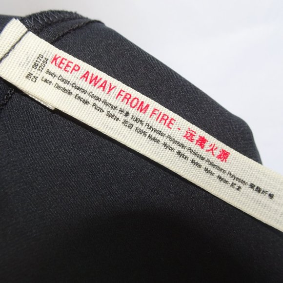 Free People Intimately Black Cami White Lace Tank Top - Picture 4 of 5